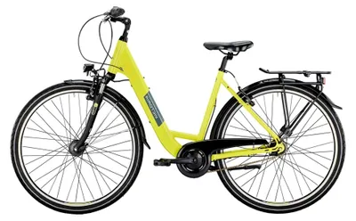 Produktbild von Victoria Trekking 1.7 28 Zoll Trekkingrad mit 7-Gang Rücktrittbremsnabe in mattem Gelb