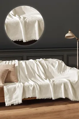 Obrázok produktu pre MOB, Prehoz na pohovku 180 x 210 cm - Merinda (ecru)