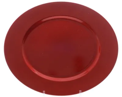 Produktbild von Dekoteller Platzteller Weihnachtsteller Ø 33 cm rot
