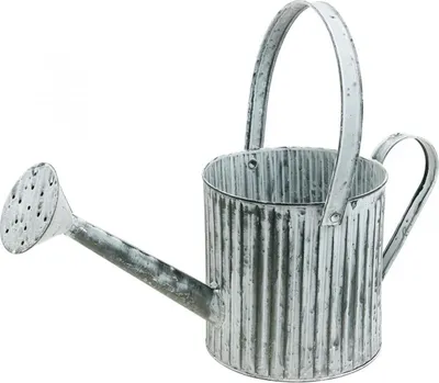 Produktbild von Metall-Pflanzkanne Shabby Chic für Garten und Fensterbank