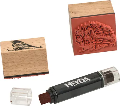 Produktbild von Stempelset Holz Waldtiere VE=3x6 Stempel