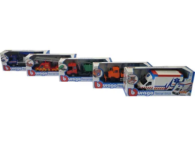 Obrázek produktu pro Bburago 1:43 Servisní vozidla 6 druhů