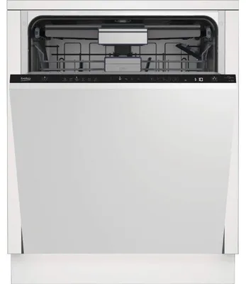 Produktbild von Beko BDIN36532, Voll integriert, Standardgröße (60 cm), Edelstahl, Schwarz, Tasten, LED