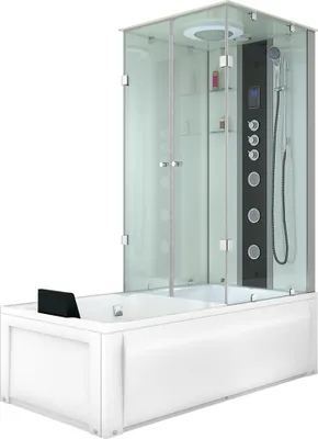 Produktbild von Whirlpool Dusche Kombination K05-L03-WP Duschtempel 180x90 cm