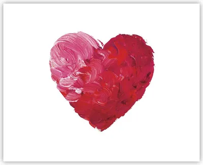 Produktbild von Poster - Poster ohne Rahmen - Rot Herz Aquarell - 50x40 cm - Wand Bild - Wanddeko - Wandbilder - Kunstposter - Wandposter - Bilder - Kunstdruck - Wanddekoration - Wandbild - P2XAA50x40-4158