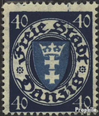 Produktbild von Briefmarken Danzig 1924 Mi 199x a  postfrisch Wappen