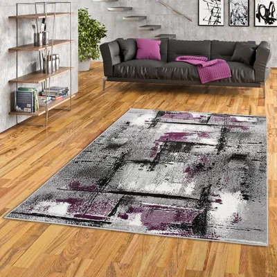Produktbild von Designer Teppich Samba Modern Purple Urban, Größe:80x150 cm