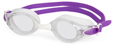 Produktbild von INF Schwimmbrille mit Aufbewahrungs-Etui — HD-Anti-Beschlag, wasserdichtes Silikon-Anliegen, UV-PC-Polycarbonat-Linsen, verstellbarer Doppelriemen, Panorama-Race-Frame