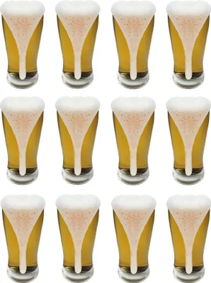 Produktbild von 12 x Bierglas Getränkeglas Glas 300 ml spülmaschinenfest Ø 6,5 x 15 cm Höhe
