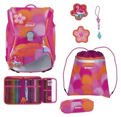 Image de Scout sac d'école Alpha Set 4 pièces Florida Sunset rose