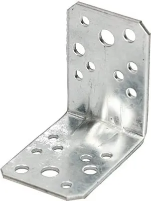 Immagine prodotto di KOTARBAU® Staffa Angolare Acciaio Zincato 60x60x45 mm Argento Staffe Angolari per Legno Squadretta Angolare Resistente alla Corrosione
