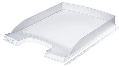 Image de Leitz 5237-00-03 5237 Briefkorb Flach Plus - A4, extra flach, Polystrol, frost