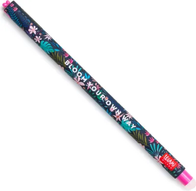 Produktbild von LEGAMI löschbarer Gel Stift FLORA Pflanzen Schreibfarbe türkis Stärke 0,7mm