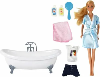 Obrázek produktu pro LEAN Toys 14792 Panenka Lucy s koupelnovou sadou