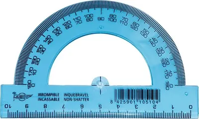 Produktbild von Fapi 10 cm Winkelmesser mit Lineal Unzerbrechlich 10510K