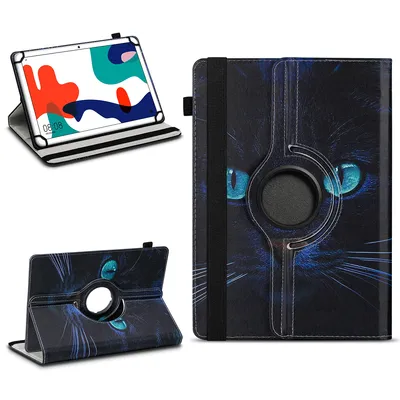 Produktbild von Tablet Tasche für Tabwee Tablet T90 / W90 Hülle Schutzhülle Schutz Drehbar CaseFarben:Motiv 10