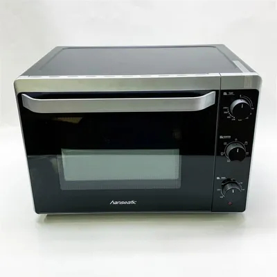 Produktbild von HANSEATIC OT42ML Minibackofen motorischer Drehspieß, 7 Funktionen, Grillrost, Fettpfanne