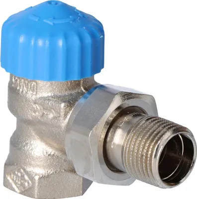 Imagen del producto de Válvula termostática de esquina IMI Heimeier, con conexión de 1/2 pulgada, 1 unidad.