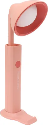 Imagen del producto de Linterna magnética potente, linterna USB, lámpara de escritorio plegable y portátil para estudiantes, con tres niveles de temperatura de color y un portalámparas circular, color rojo