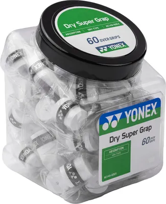 Produktbild von Yonex Overgrip Dry Super Grap Weiß Box 60 Stück