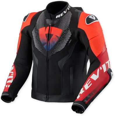 Obrázek produktu pro Kožená motocyklová bunda Revit Hyperspeed 3 Pro, černá/červená, velikost 50