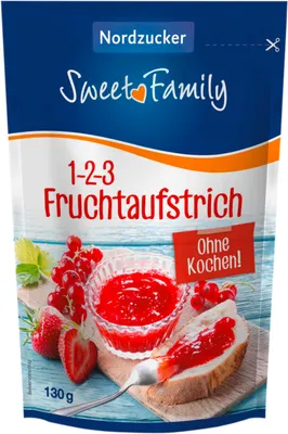 Image de Pâte à tartiner aux fruits Sweet Family 1-2-3