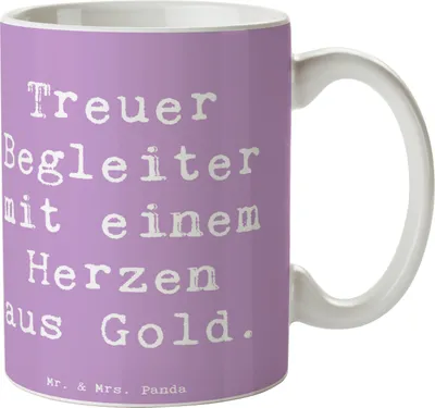 Produktbild von Mr. & Mrs. Panda Tasse Spruch Skye Terrier Herz - Lavendeltraum - Geschenk, loyal, Kaffeebecher, Hunde, Hunderasse, schottische, Kaffeetasse, Teetasse, Becher, treu