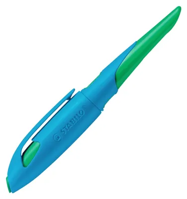 Immagine prodotto di STABILO Ergonomischer Schulfüller STABILO® EASYbirdy, A, himmelblau/grasgrün, 660345 4006381542425