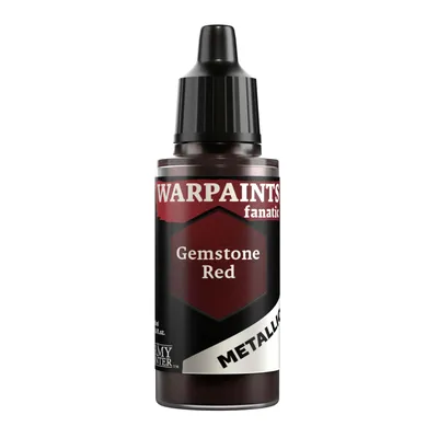 Zdjęcie produktu dla The Army Painter Warpaints Fanatic Metallic: Gemstone Red, Czerwony, Farba na bazie wody, Płynny, 1 szt.