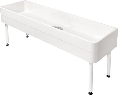 Obrázok produktu pre Drez KWC AR, SIRIUS, MIRANIT, 2000x800x600 mm, konštrukcia v tvare U, kalový sifón