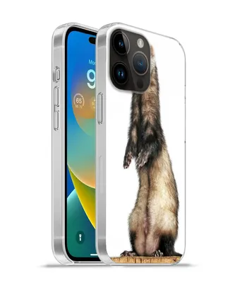 Produktbild von MuchoWow® Handyhülle Schutzhülle Hülle für Apple iPhone 14 Pro Max Frettchen - Tiere - Fell Silikon Softcase Handy Hülle - Hardcover