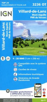 Produktbild von Villard de Lans 1:25 000