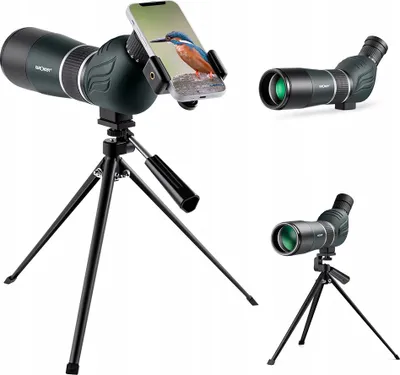 Zdjęcie produktu dla Monokular Luneta K&F 60mm ZOOM 20-60x BAK-4 IP56 / KF33.033