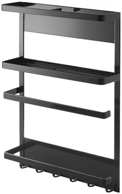 Obrázok produktu pre Veľký magnetický držiak Yamazaki Tower Magnetic Side Rack, čierny