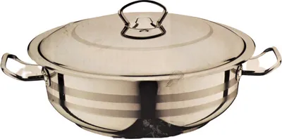 Obrázek produktu pro Görgle Vivaldi ROYAL, hrnec z nerezové oceli s indukcí a poklicí, 34 cm: 12 l