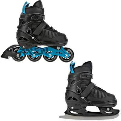 Produktbild von 2in1 Inlineskates/Schlittschuhe Raven Oxen Mint Anodized 38-42 verstellbar