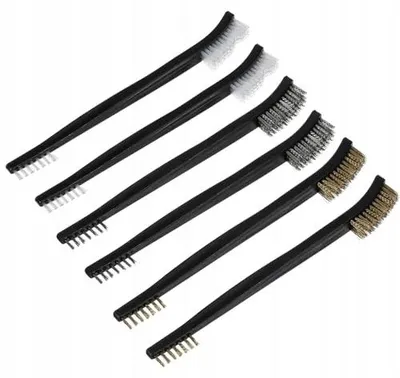 Zdjęcie produktu dla Szczotki druciane do czyszczenia metalu zestaw 6 szt stal DIY warsztat