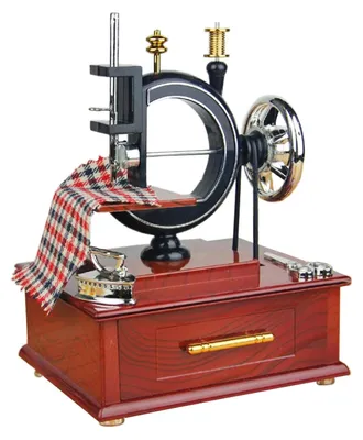 Obrázek produktu pro TRANKIELO® - Retro hudební šicí stroj - Mechanický, kreativní design - Ideální jako dárek a dekorace