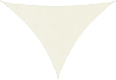 Produktbild von Sonnenschirm - Dreieckig - 3x3x4,24 m - Schattenstoff - Cremefarben - Wasserabweisend & UV-beständig - Sonnensegel für Ecke