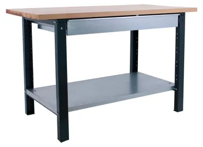 Image de Etabli Simonwork Bt6 Pro Laminate 1box 1800 Antracite/hêtre Antracite/hêtre 865x1800x750 - Simonrack