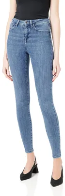 Produktbild von ONLY Damen Onlpower Mid Push Up Rea2981k Noos Skinny Jeans, Lightbluedenim, L 32