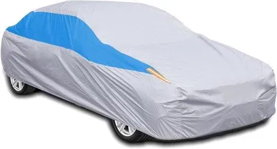 Image de Couverture imperméable pour voiture, couleur argent, 490 x 190 x 150 cm