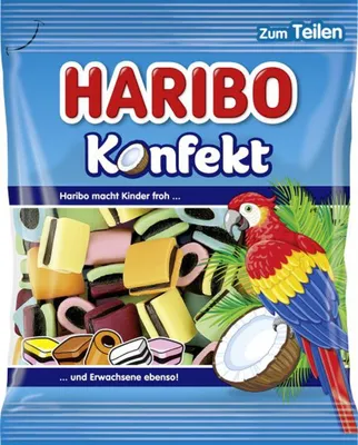 Produktbild von Haribo Lakritzkonfekt süss salzig würzig fruchtig zum vernaschen 175g