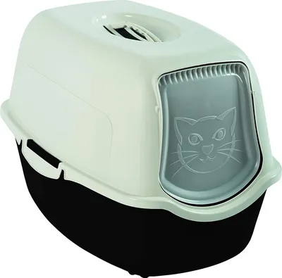 Produktbild von Rotho MyPet  Katzentoilette Bailey  , schwarz/weiß