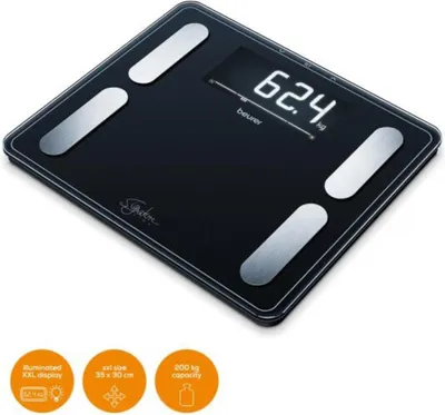 Immagine prodotto di beurer 73572 beurer Körperanalysewaage BF 410 SignatureLine schwarz für max. 200,0 kg
