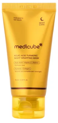 Obrázok produktu pre MEDICUBE Kojic Acid Turmeric Night Wrapping Mask