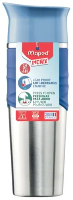 Obrázok produktu pre Maped 871903, 0,32 L, Modrá, Oceľ, Oceľ, 4 h, 6 h, Denné používanie
