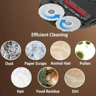 Produktbild von PromoHome® 8 Stück Wischpad Wischtuch Wischer Zubehör für Roborock Q Revo/Qrevo MaxV/Qrevo Master/Qrevo Slim/Qrevo Pro/Qrevo S/Qrevo Curv/QV