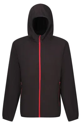 Produktbild von Regatta Professional - Fleecejacke Durchgehender Reißverschluss für Herren RG9711 (3XL) (Schwarz/Rot)