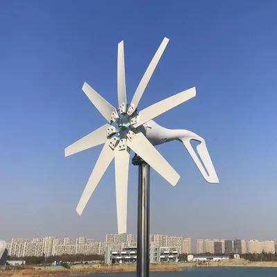 Productafbeelding van Windturbine - Windmolen - Windturbine Generator - Windenergie - Horizontale As - 3000W - 12V